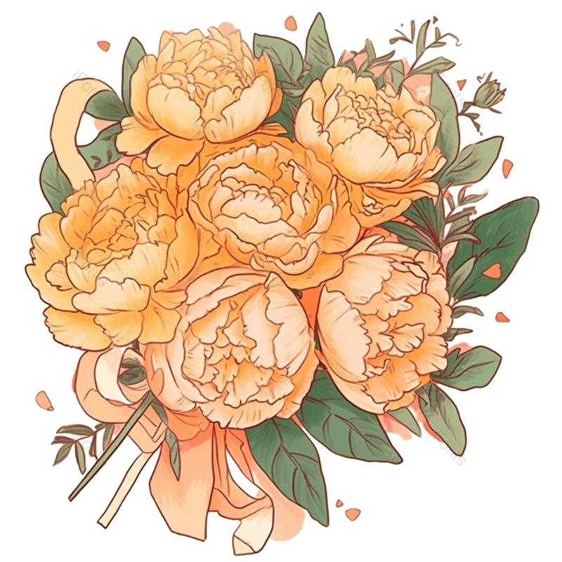 母亲节图片,牡丹元素,花卉PNG,花草免抠素材